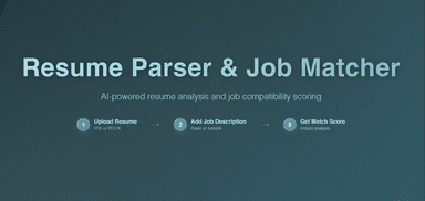 Resume Parser & Job Matcher